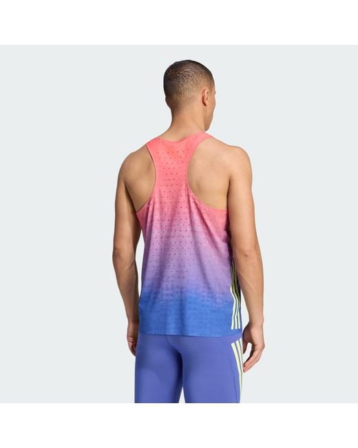 Adidas Blue Bmw Berlin-Marathon 2026 Running Tank Top for men