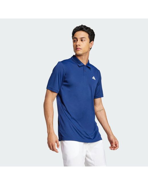 Adidas Blue Club Tennis Polo Shirt for men