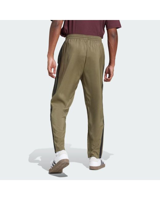 Adidas Laufshorts ESSENTIALS 3-STREIFEN STANFORD OPEN HEM HOSE in Green für Herren