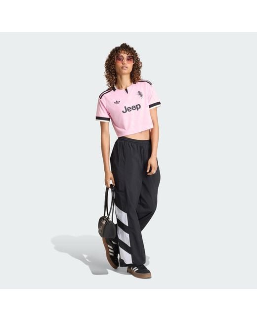 Adidas Pink Juventus 26/27 Away Cropped Jersey