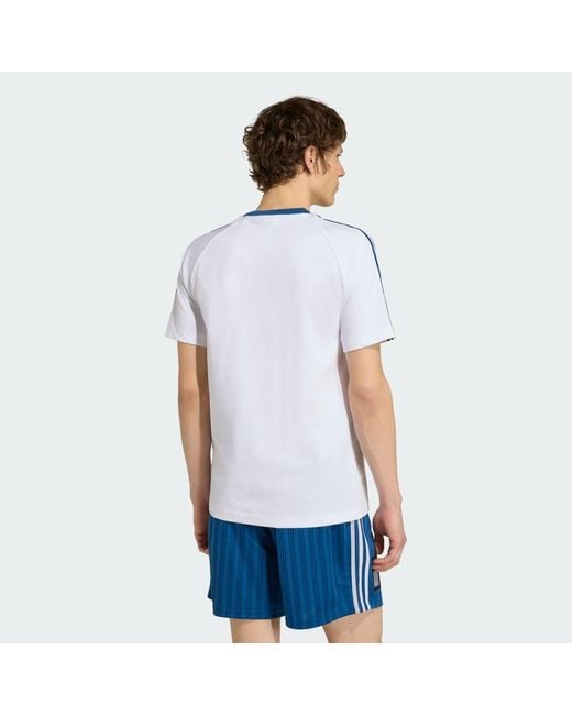 Adidas Blue Greece Originals T-Shirt for men