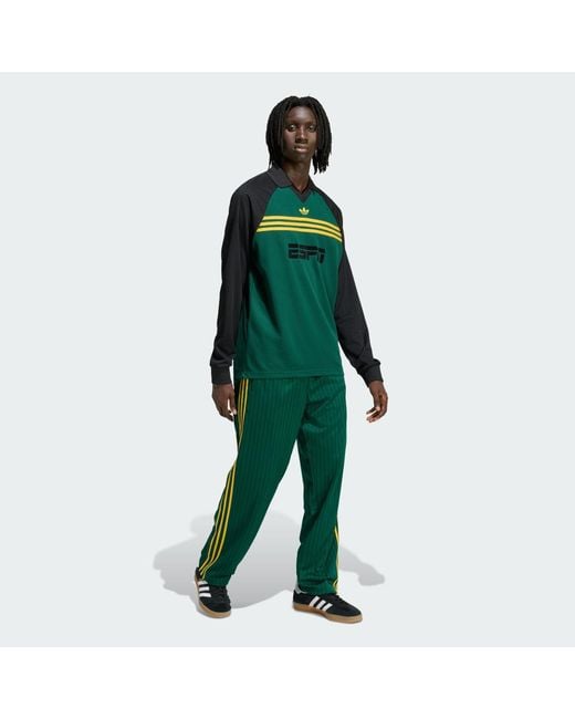 Adidas Green Sponsored Archive Longsleeve Tee for men