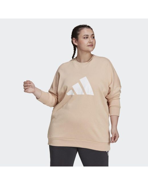 Adidas Pink Sportswear Future Icons Sweatshirt – Große Größen