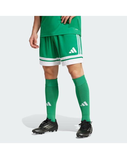 Adidas Green Squadra 25 Shorts for men