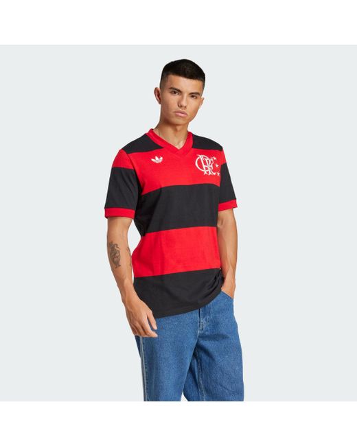 Adidas T-Shirt CR FLAMENGO '81 HEIMTRIKOT in Red für Herren