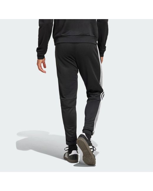 Adidas Black Tiro 25 Essentials Sweat Tracksuit Bottoms for men