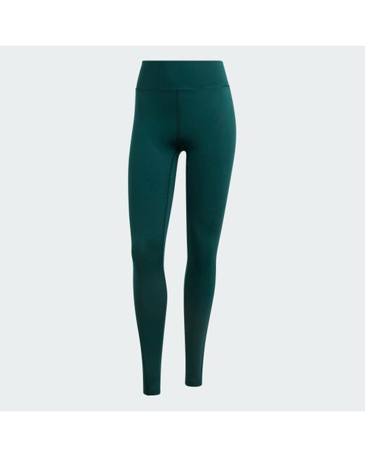 Adidas Green All Me Essentials Full-Length Leggings