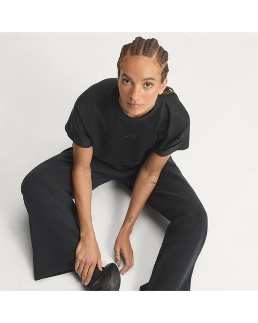 Adidas Black Soft Lux Loose T-Shirt