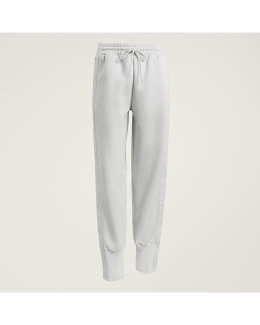 Adidas White By Stella Mccartney Wide Leg Tracksuit Bottoms