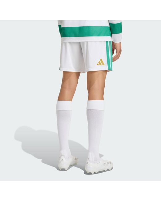 Adidas White Celtic Fc 26/27 Home Short for men