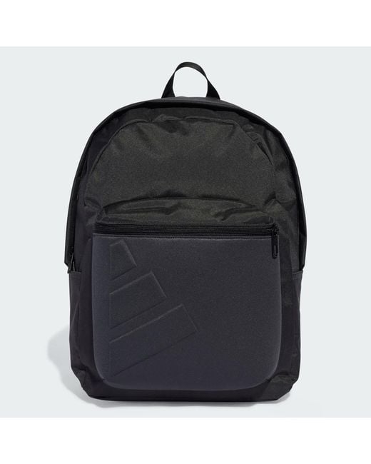 Adidas Black Essentials Embossed Logo Backpack