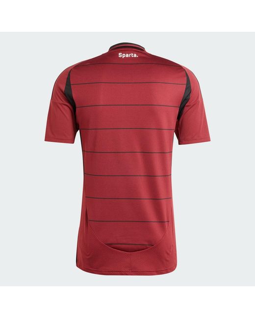 Adidas Red Sparta Prague 24/25 Home Jersey for men