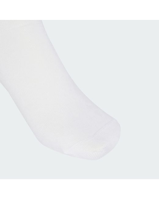 Adidas White 3-Stripes Crew Socks 3 Pairs
