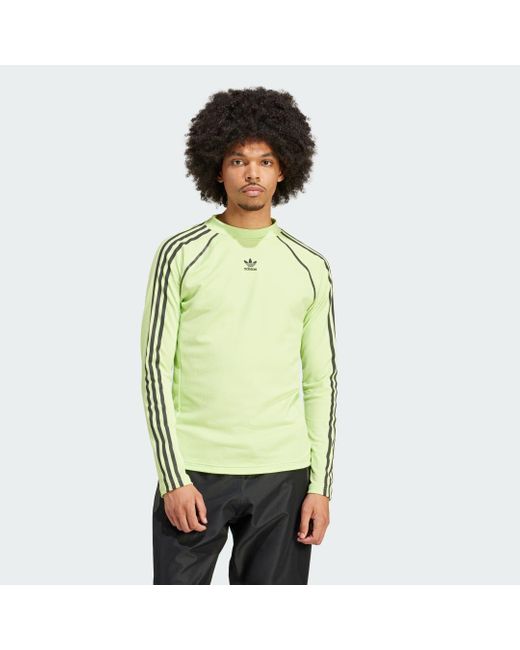 Compression Long-Sleeve Top di Adidas in Green da Uomo