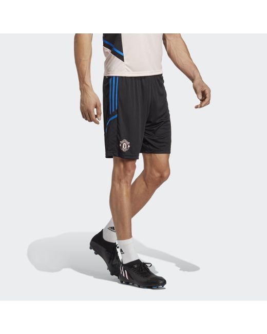 Adidas Black Manchester United Condivo 22 Training Shorts for men