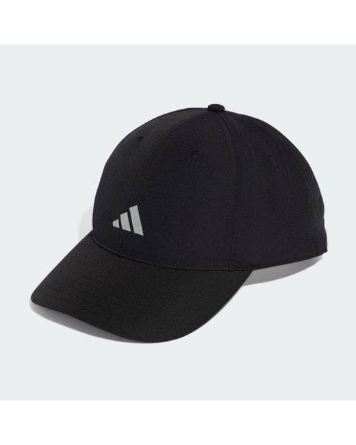 Adidas Black Running Essential Climacool 6 Panel Baseball Cap