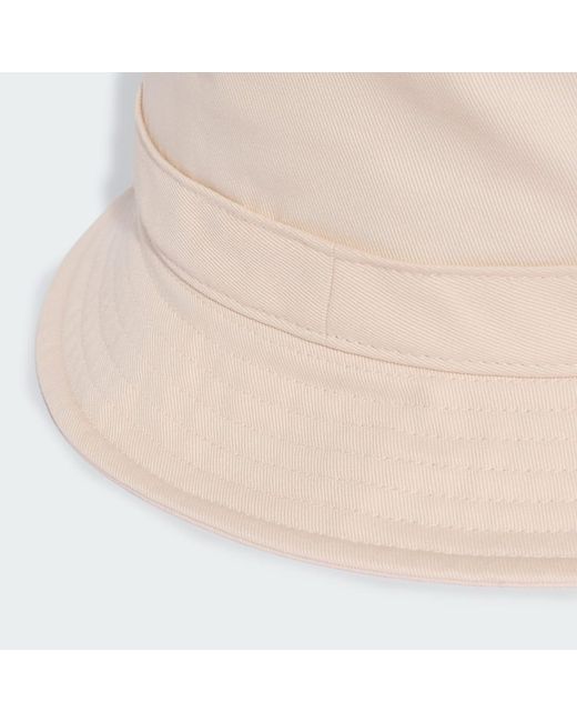 Adidas Natural Adicolor Trefoil Bucket Hat