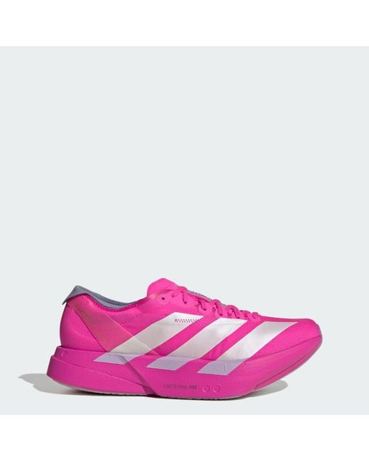 Adidas Pink Adizero Adios Pro Shoes