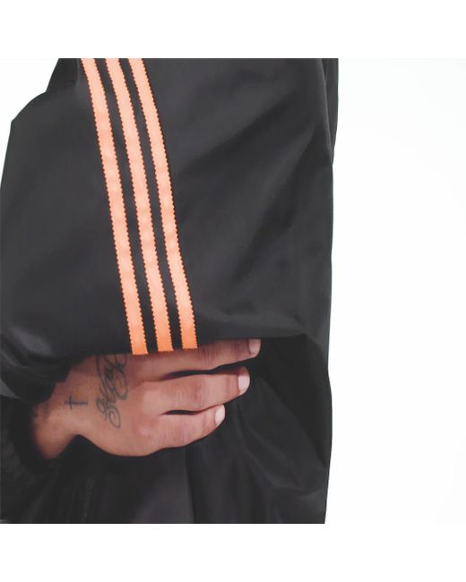 Adidas Black Neuclassics+ Dual Zip Windbreaker for men