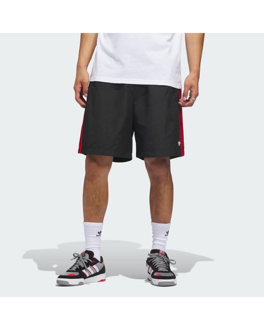 Adidas White Skateboarding Water Shorts