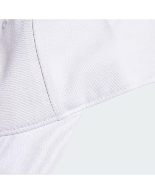 Adidas White Adicolor Classic Trefoil Baseball Cap
