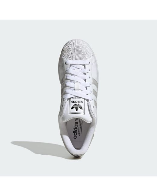 Adidas White Superstar Ii Shoes