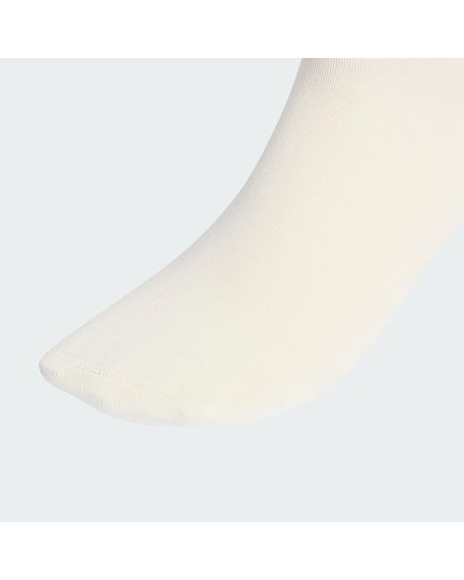 Adidas White 3-Stripes Crew Socks 3 Pairs