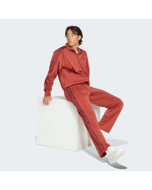 Adidas Red Adicolor Classics Firebird Track Top for men