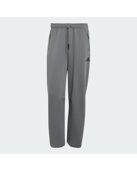 Adidas Gray Z.N.E. Open Hem Pant for men