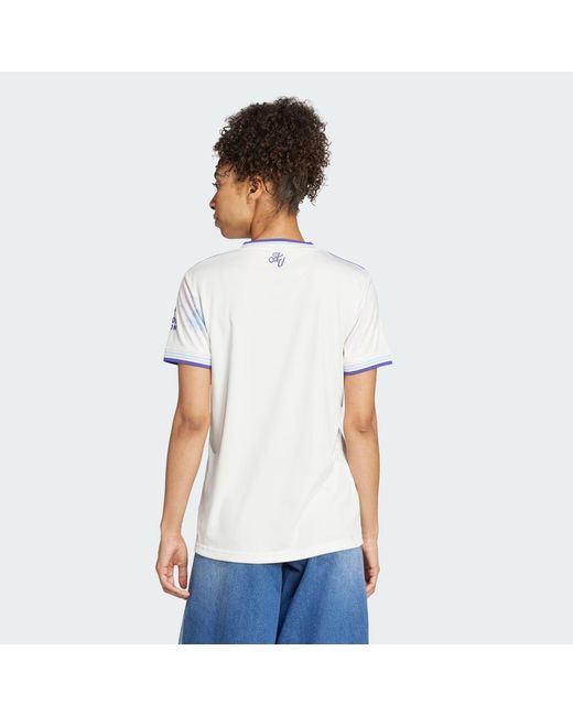 Adidas White Aston Villa Fc 25/26 Third Jersey