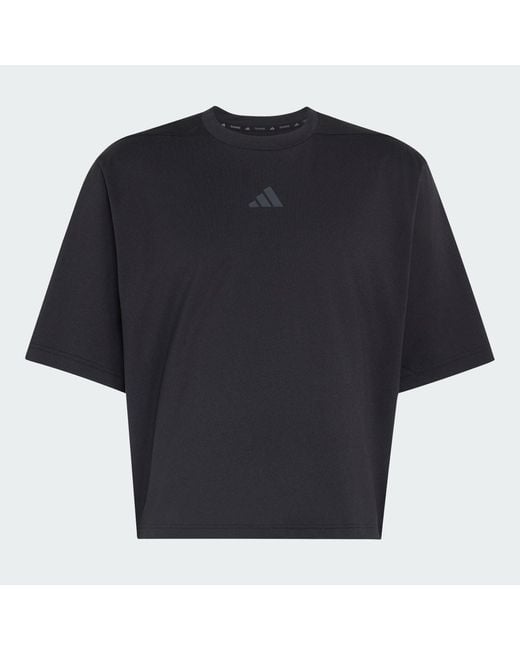 Adidas Originals Black T-Shirt Adidas D4T Primelift Short T-Shirt for men