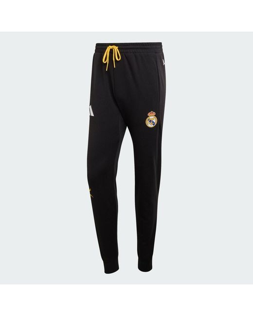 Adidas Black Real Madrid Avengers Tracksuit Bottoms for men
