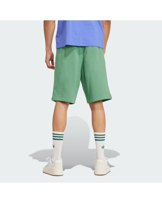 Adidas Green Essentials Trefoil Shorts for men