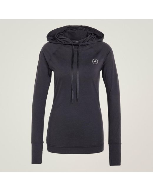 Adidas Blue By Stella Mccartney Studio Hooded Tee