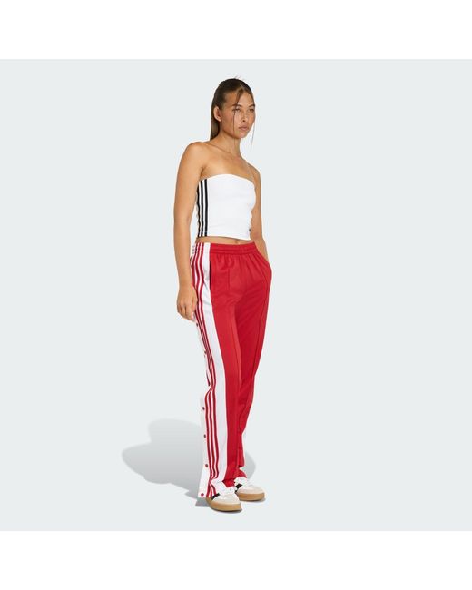 Adidas Red Adibreak Track Tracksuit Bottoms