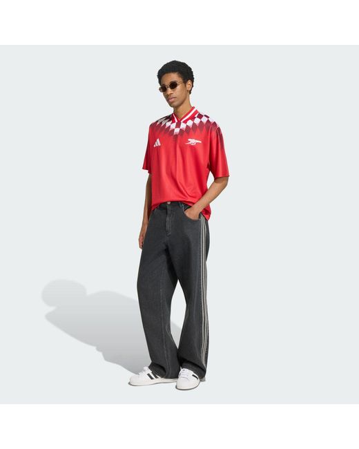 Adidas Red Arsenal Fc Stadium Jersey for men