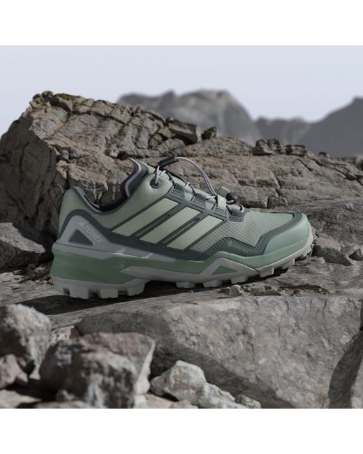 Adidas Green Terrex Skychaser Gore-Tex Hiking Shoes