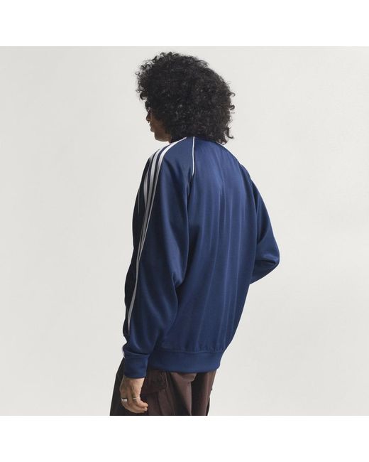 Adidas Blue Sst Adicolor Classics Loose Track Top for men