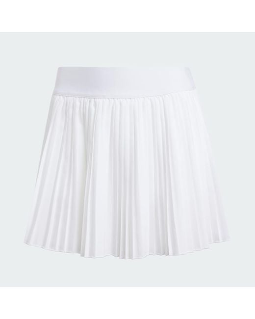 Adidas White Club Pleated Climacool Tennis Skirt