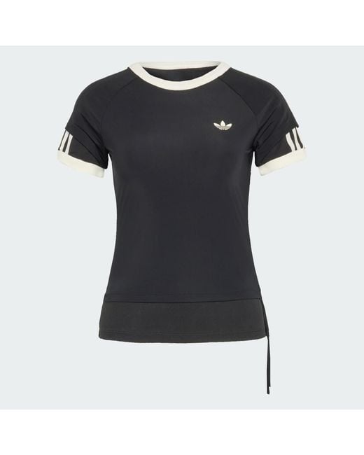 Adidas Black Double Layered Cali Tee