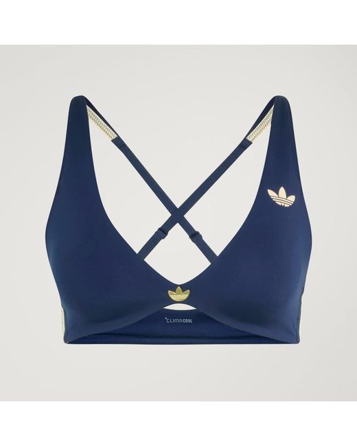 Adidas Blue Originals Sport Light Support Bra