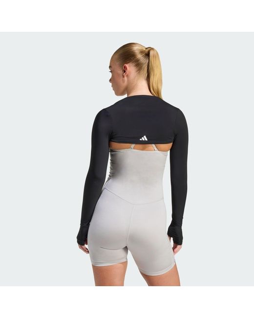 Adidas Gray Primelift Essentials Workout Contour Shrug
