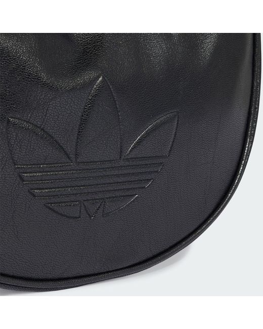 Adidas Black Adicolor Half Crescent Bag Metallic Pu