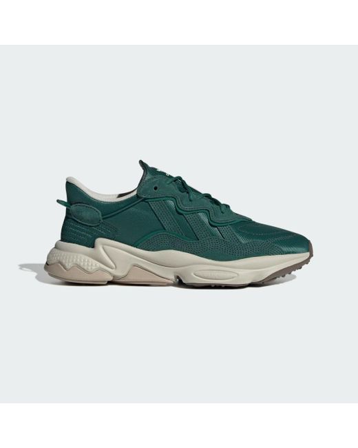 Adidas Green Ozweego Shoes for men
