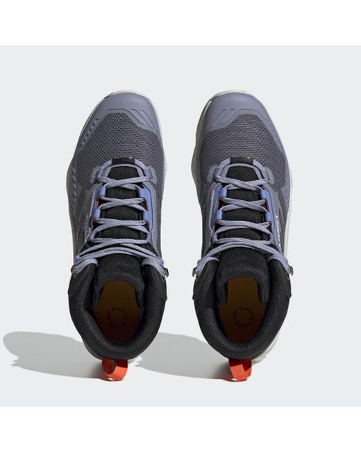 Adidas Blue Terrex Swift R3 Mid Gore-tex Hiking Shoes