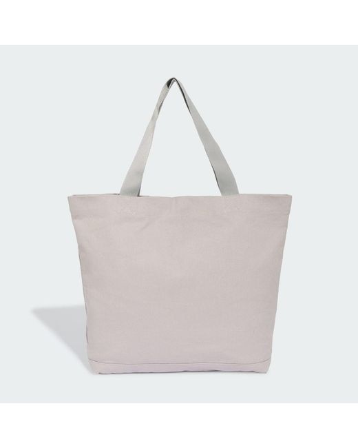 Adidas White Originals Floral Tote Bag