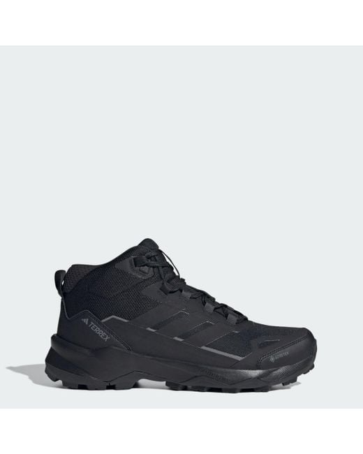 Adidas Blue Terrex Skychaser Ax5 Mid Gore-Tex Hiking Shoes for men