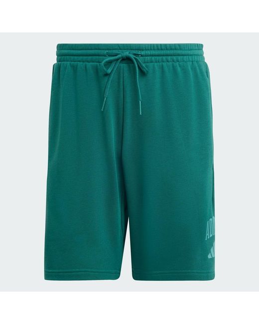 Adidas Green Collegiate Short for men