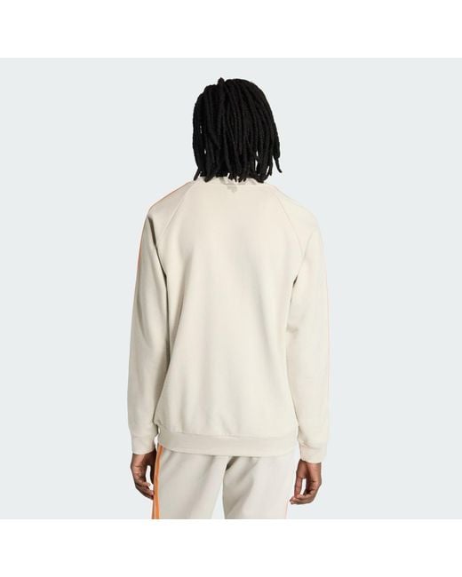 Adidas Natural Fc Bayern Originals Crew Sweatshirt for men