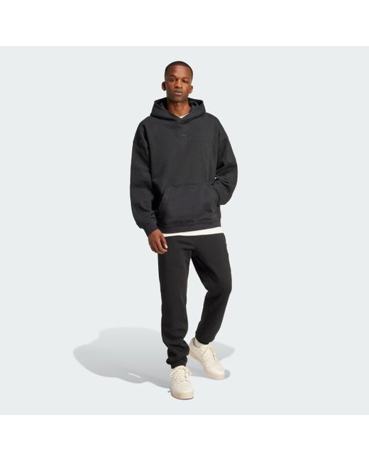 Sudadera Con Capucha Premium Essentials Adidas Originals de hombre de color Black